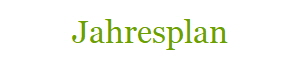 Jahresplan