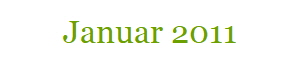 Januar 2011